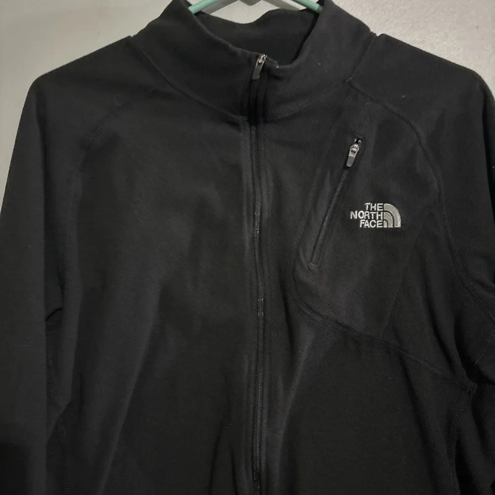 The North Face Fleece Jacket‎ Men's Med Black Full-Zip Classic Athletic Outdoor